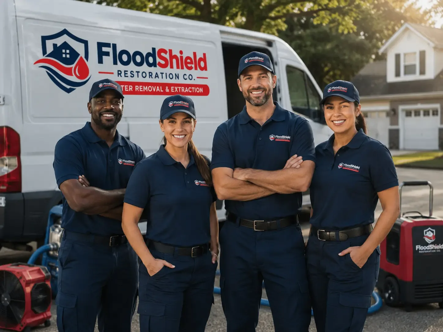 Flood Damage Restoration company in Hunters, WA