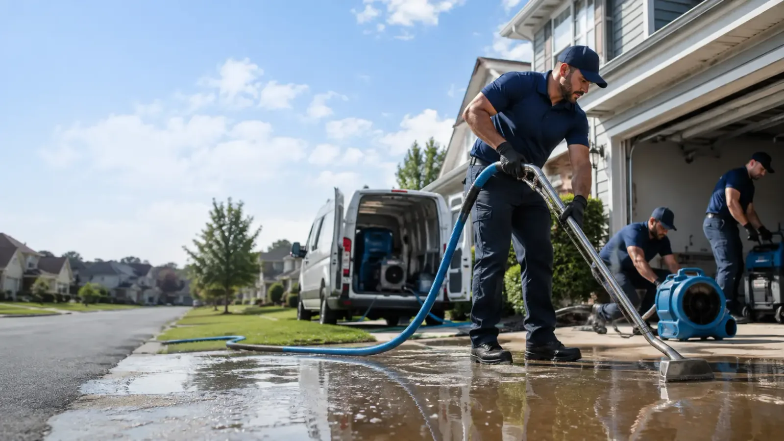 Flood Damage Restoration in Hunters, WA